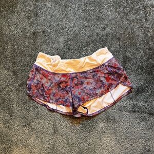 Lululemon speed shorts 2.5" size 6